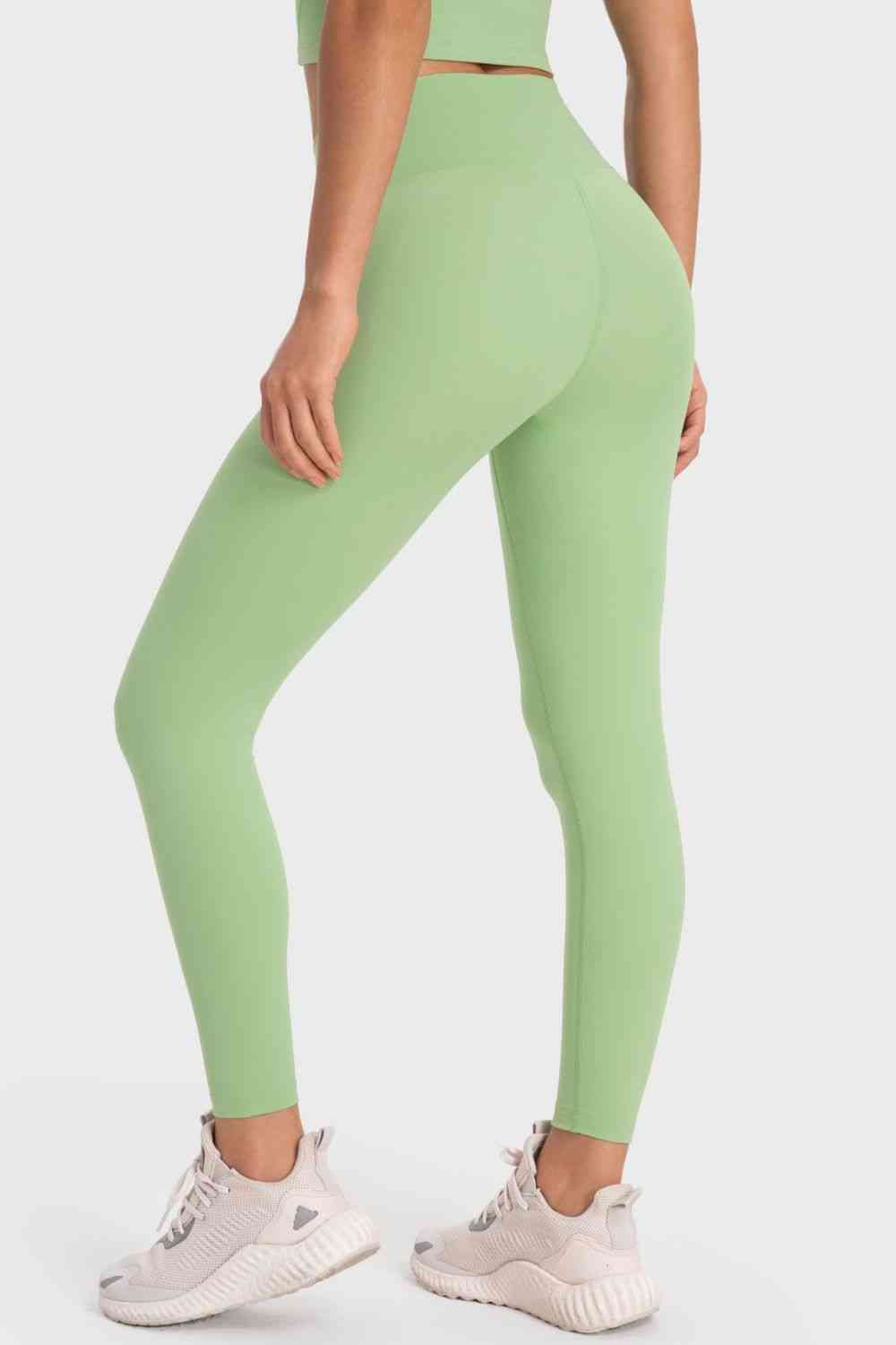 Basic Full Length Active Leggings - TRENDMELO