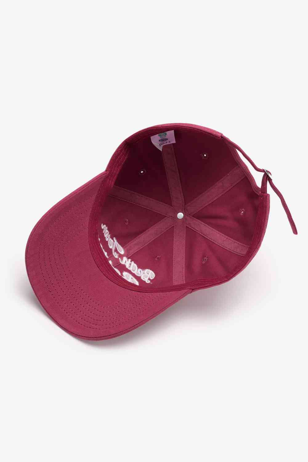 Embroidered Graphic Adjustable Baseball Cap - TRENDMELO