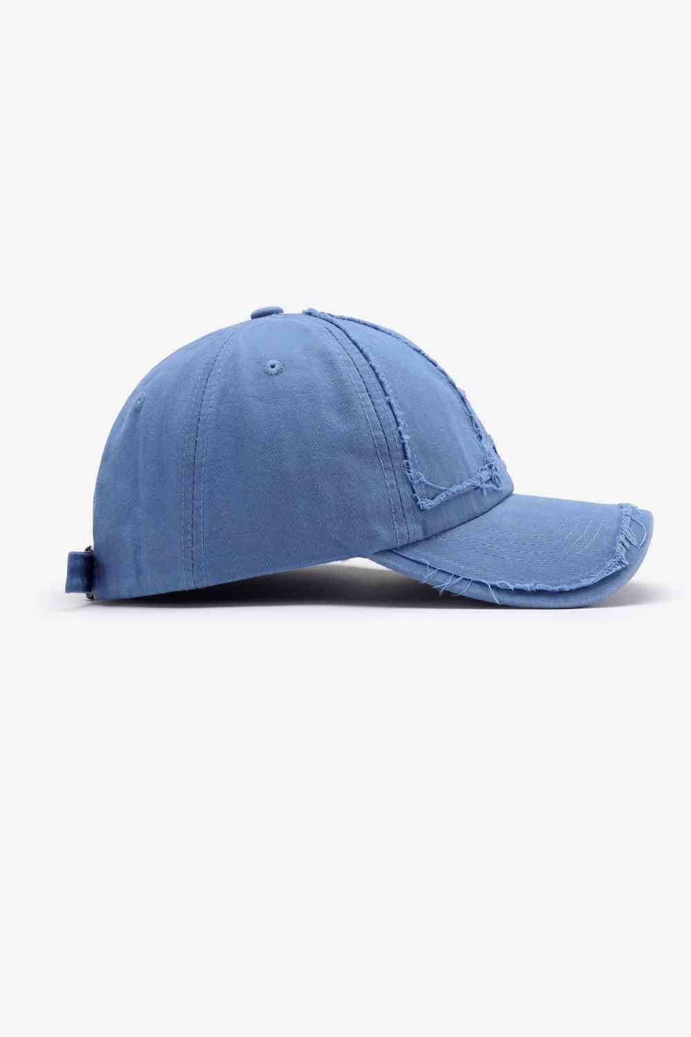 Distressed Adjustable Baseball Cap - TRENDMELO