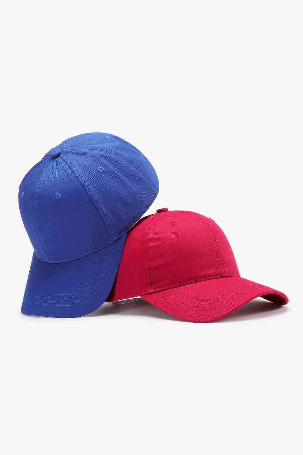 Plain Adjustable Cotton Baseball Cap - TRENDMELO