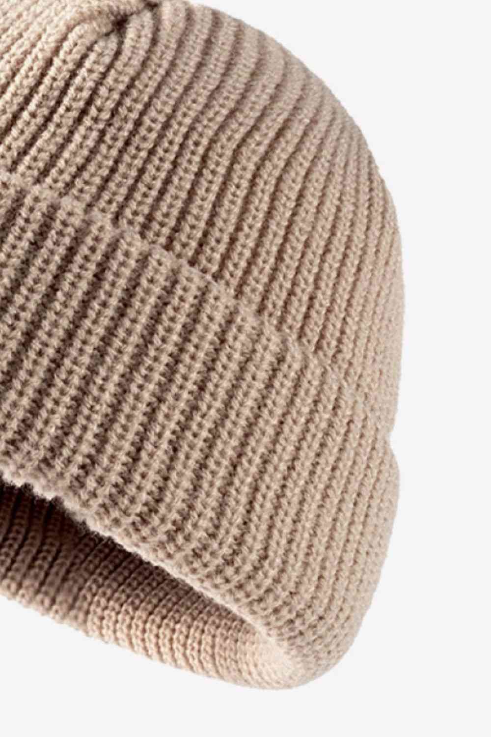 Calling For Winter Rib-Knit Beanie - TRENDMELO