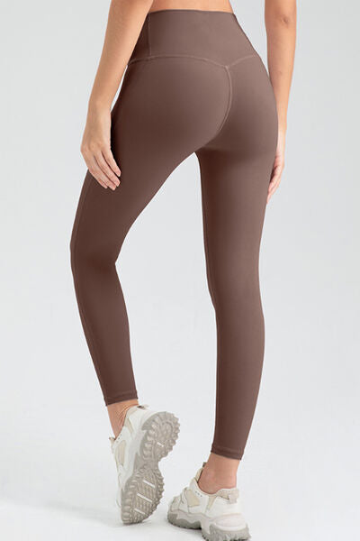 High Waist Skinny Active Pants - TRENDMELO