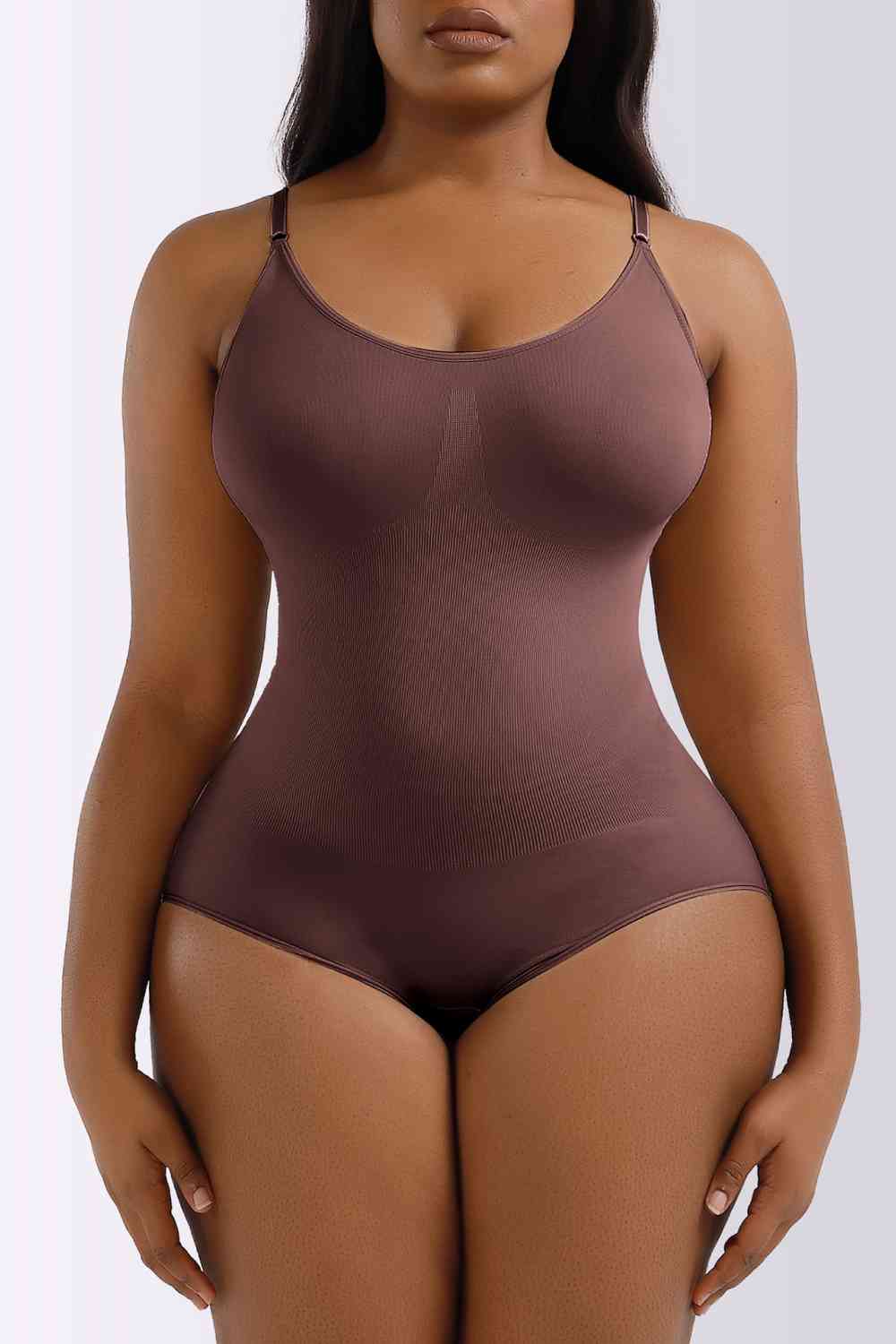 Spaghetti Strap Shaping Bodysuit - TRENDMELO