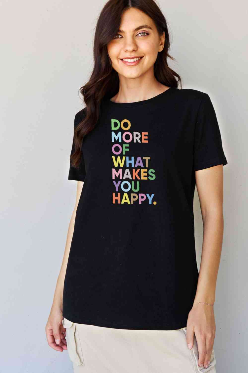 Simply Love Full Size Slogan Graphic T-Shirt - TRENDMELO