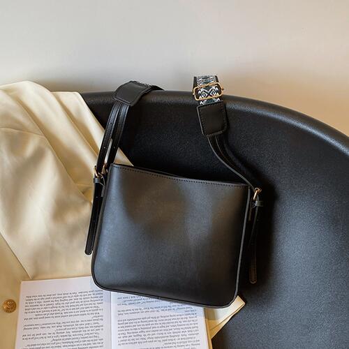 Small PU Leather Crossbody Bag - TRENDMELO