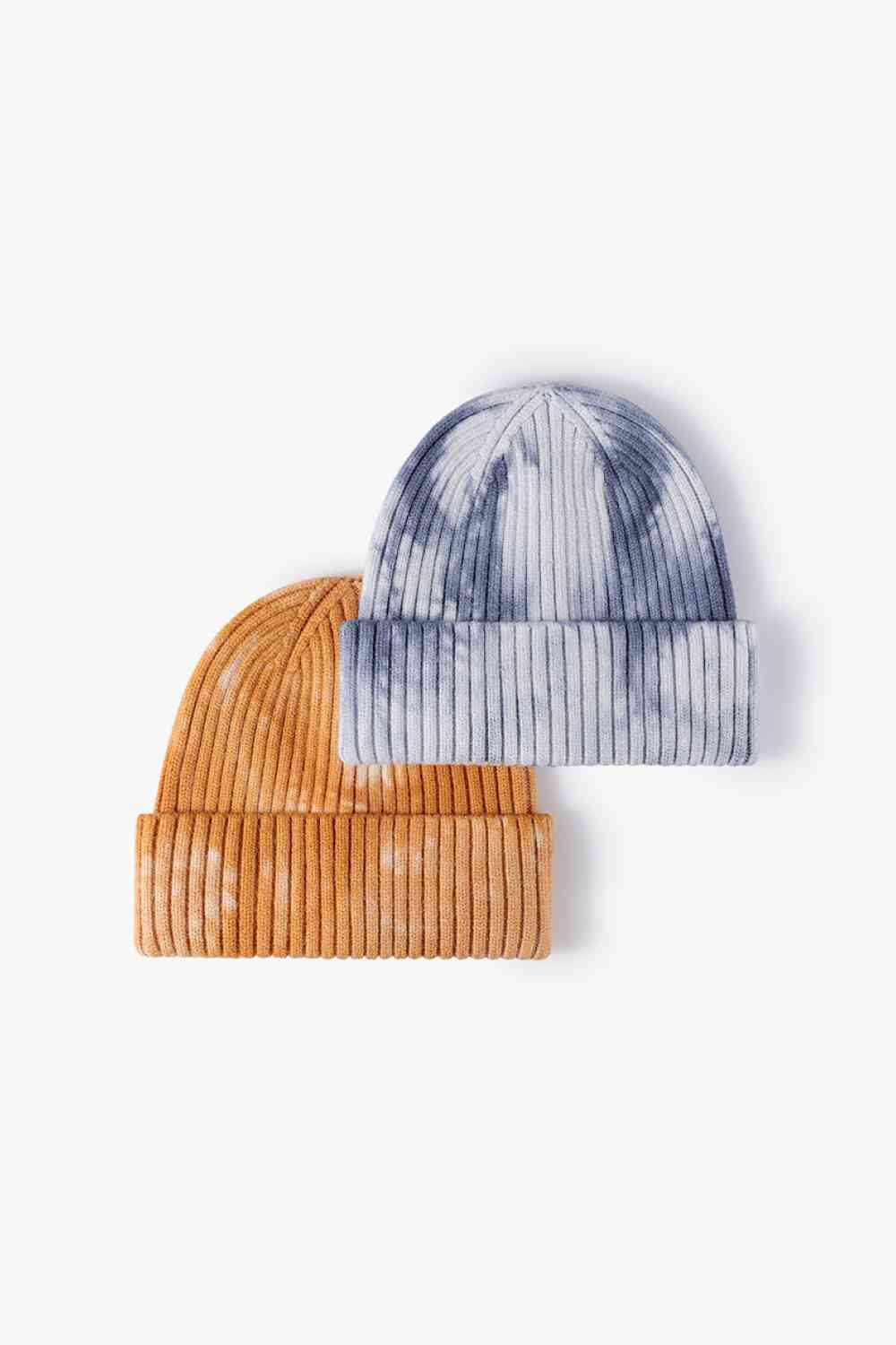 Tie-Dye Ribbed Cuffed Beanie - TRENDMELO