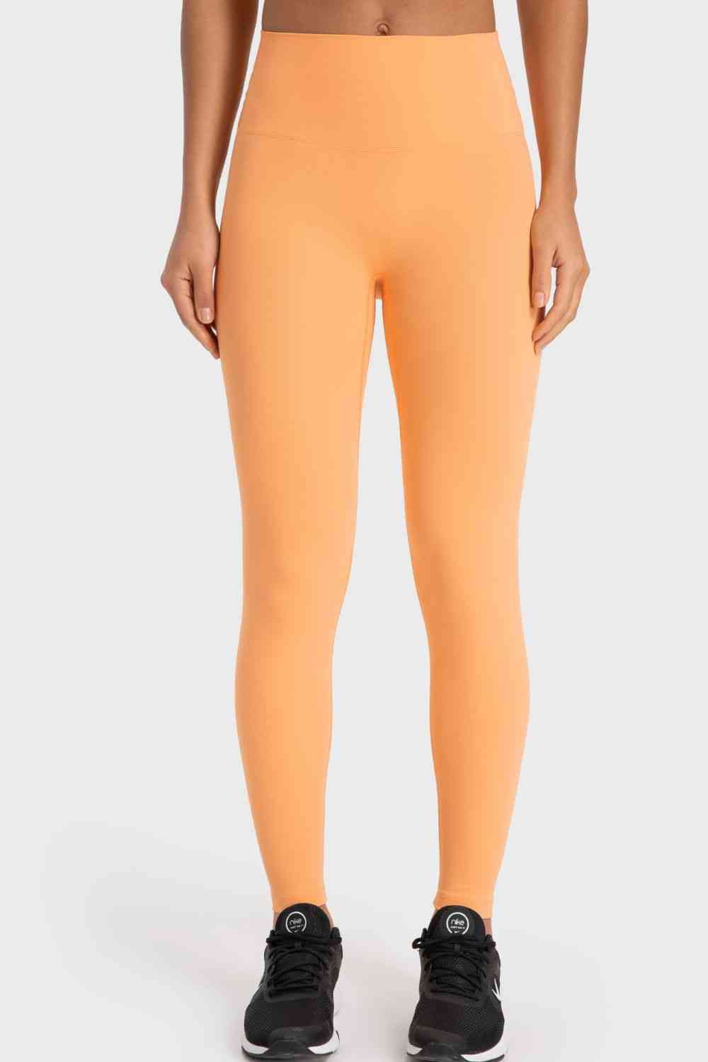 Basic Full Length Active Leggings - TRENDMELO