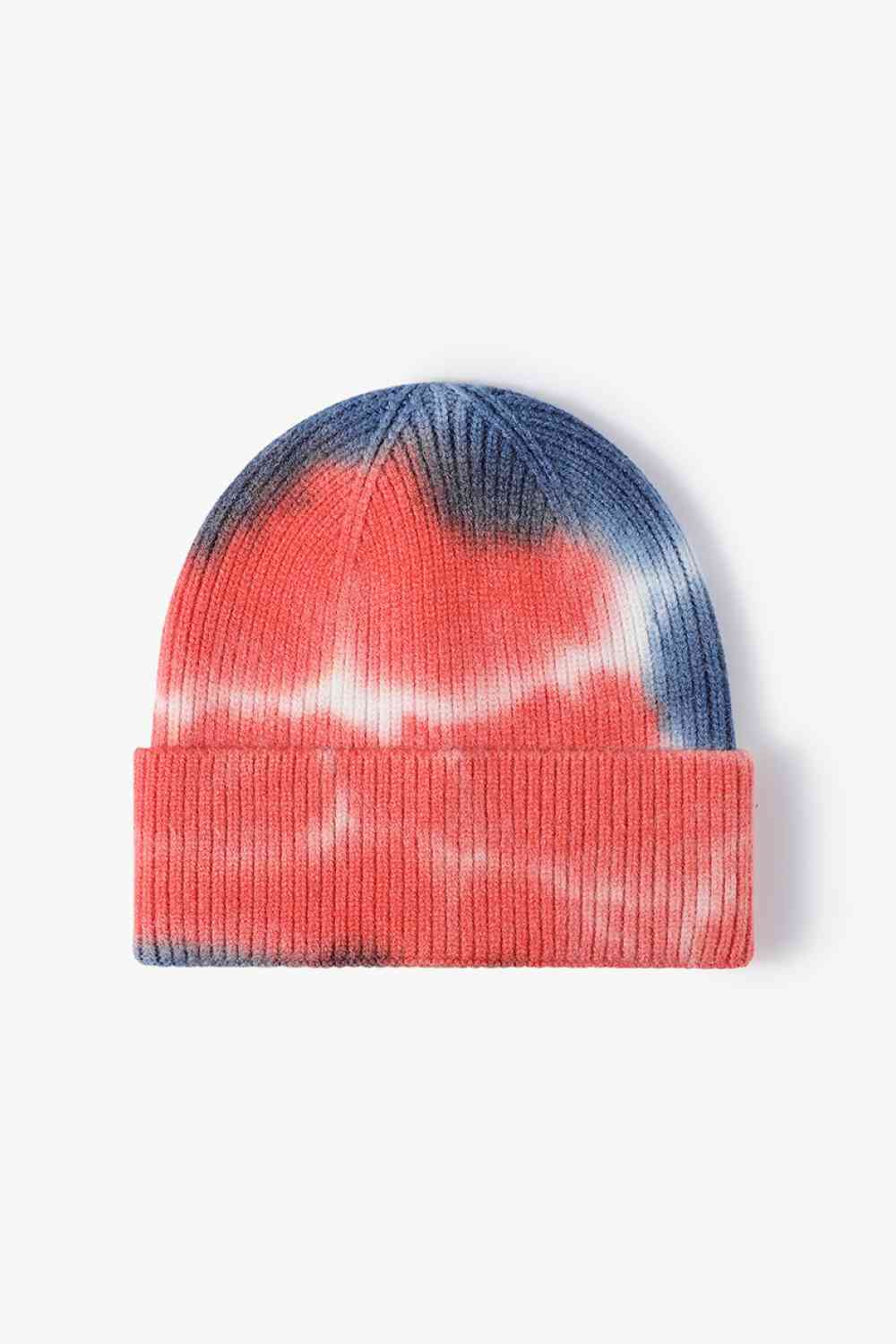 Tie-Dye Cuffed Knit Beanie - TRENDMELO